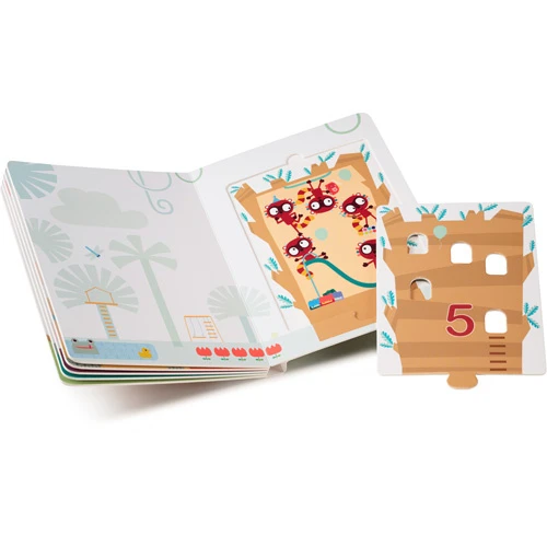 Lilliputiens Mijn Eerste Puzzelboek 123 Forest - Afbeelding 2