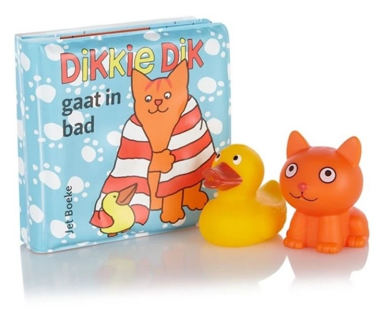 Gottmer Badboekje Dikkie Dik Gaat In Bad Incl. Waterspuiters