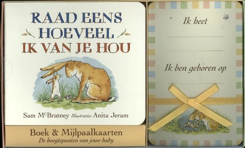 Lemniscaat Raad Eens Hoeveel Ik Van Je Hou Boek & Mijlpaalkaarten - Afbeelding 2