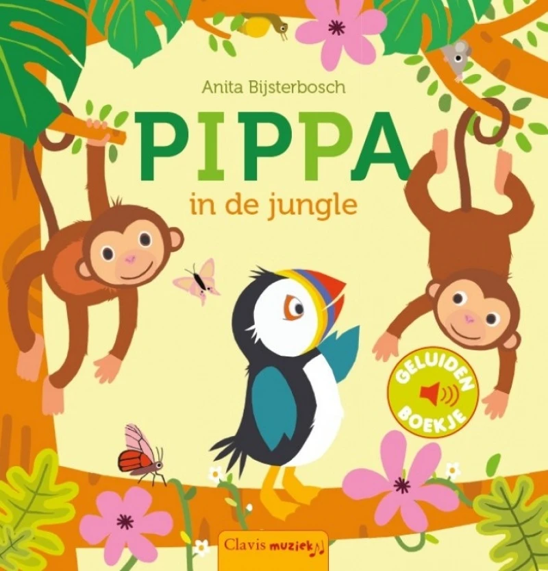 Clavis Pippa In De Jungle (geluidenboekje) - Afbeelding 2