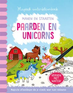 De Lantaarn Magisch Waterkleurboek Paarden En Unicorns
