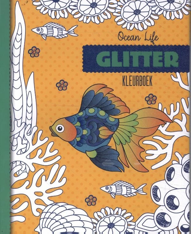 Image Books Glitter Kleurboek Ocean Life - Afbeelding 2