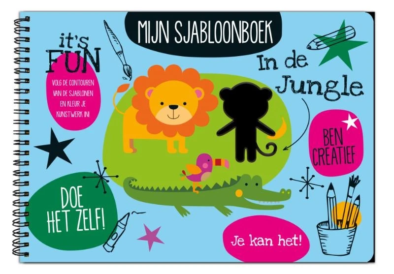 Image Books Mijn Sjabloonboek - In De Jungle