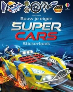 Uitgeverij Usborne Supercars Stickerboek