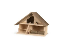 Trauffer Stal 2001 Met Bruin Dak Hout