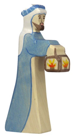 Holztiger Herder Met Lantaarn II Kerst 80303