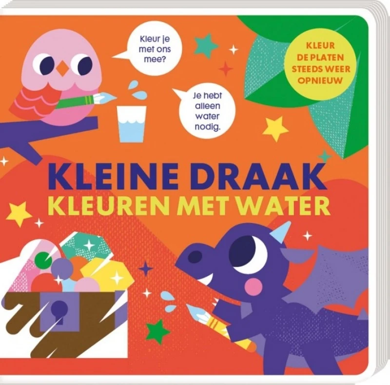 Image Books Kleuren Met Water Kleine Draak - Afbeelding 2