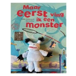 Lemniscaat Maar Eerst Ving Ik Een Monster Met Vingerpopje 5 Exemplaren In Set